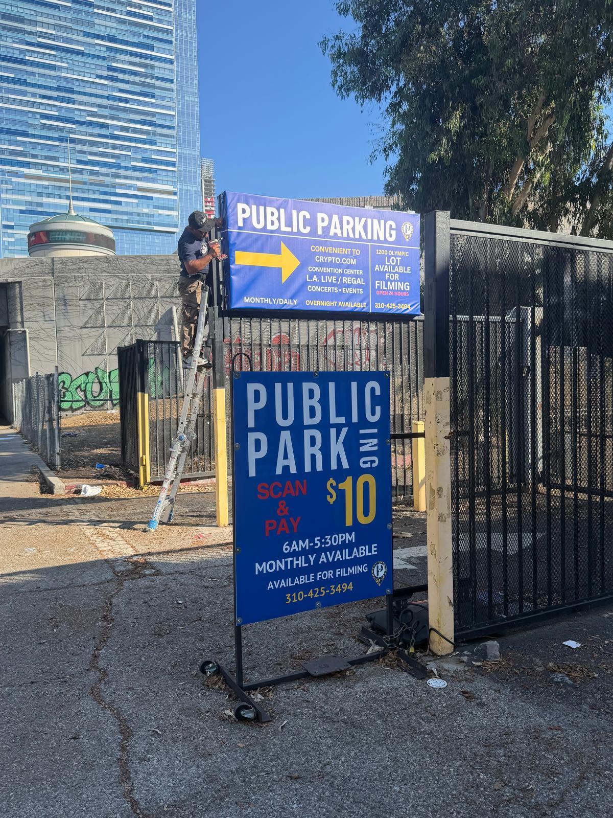 1200 W Olympic Blvd. parking lot
